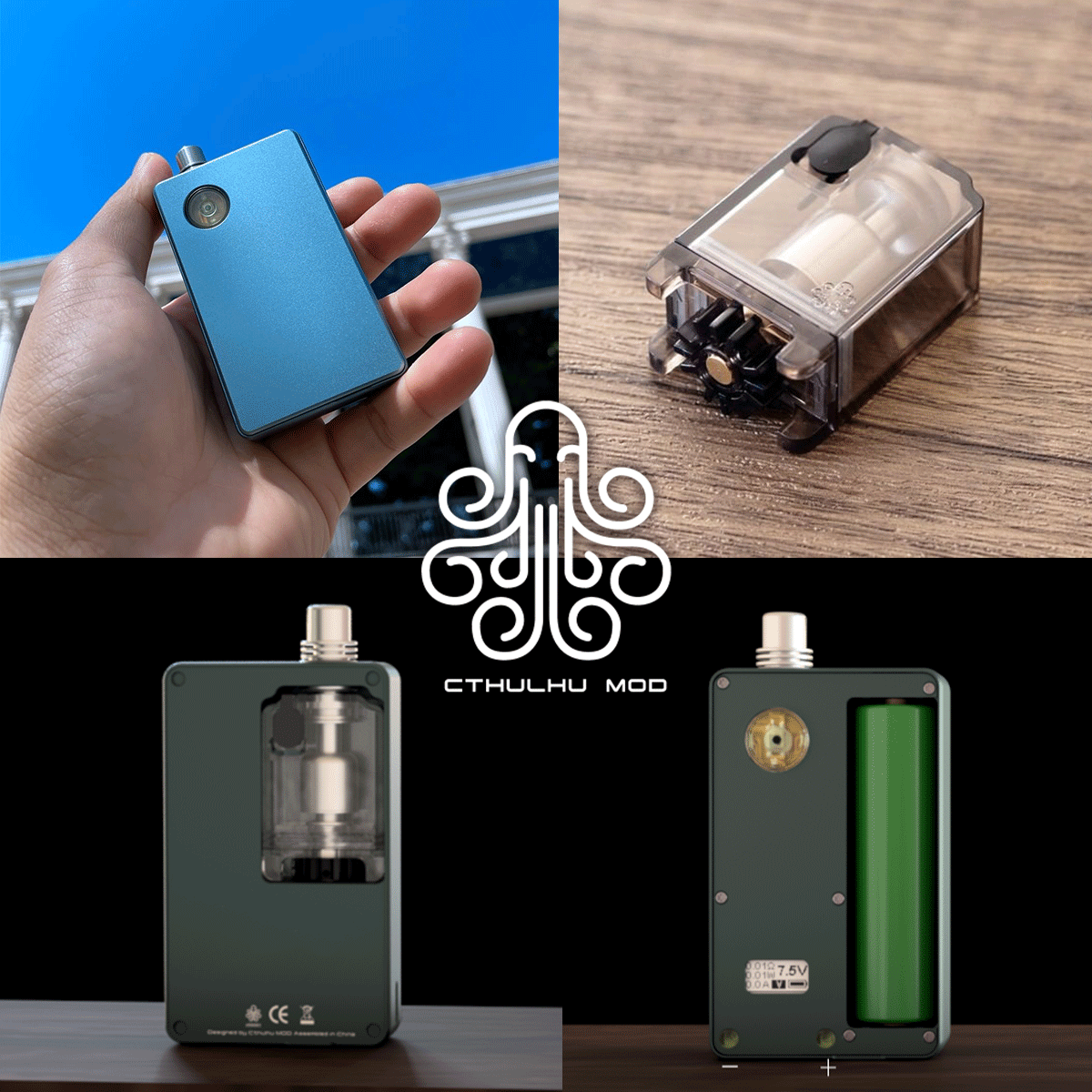 欠品あり Cthulhu BORO AIO 21700 電子タバコ VAPE